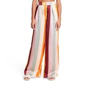 NWT Fe Noel X Target Mixed Vertical Stripe Print Wide Leg Pants